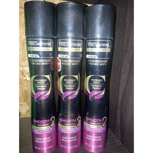 Rare Find Discontinued (3) TRESemme Compressed Micro Mist Hair Spray Smooth Hold